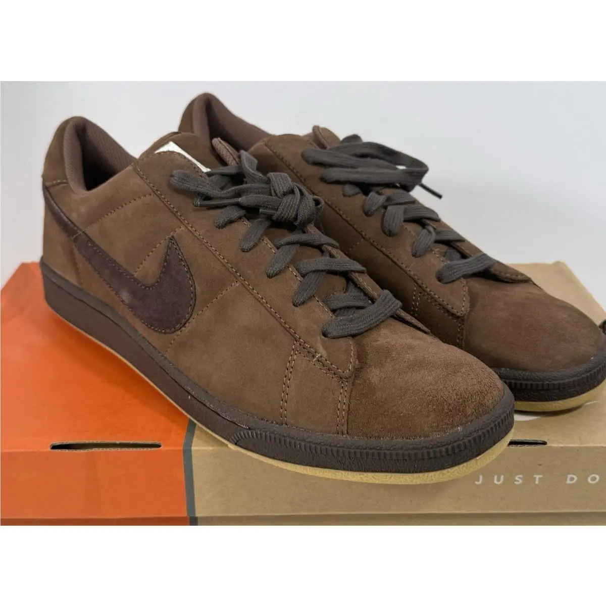 Nike Tennis Classic Brown Suede Lifestyle Casual Shoes 313432-221 2006 DS 12