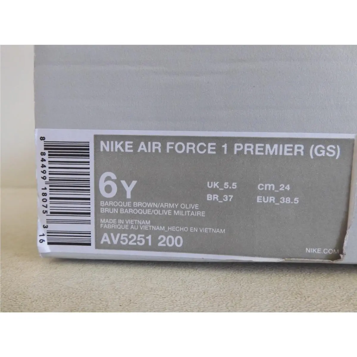 Nike shoes - Nike Air Force 1 - Air Force - AV5251 200 - Brown (UPC: 884499180753) 7