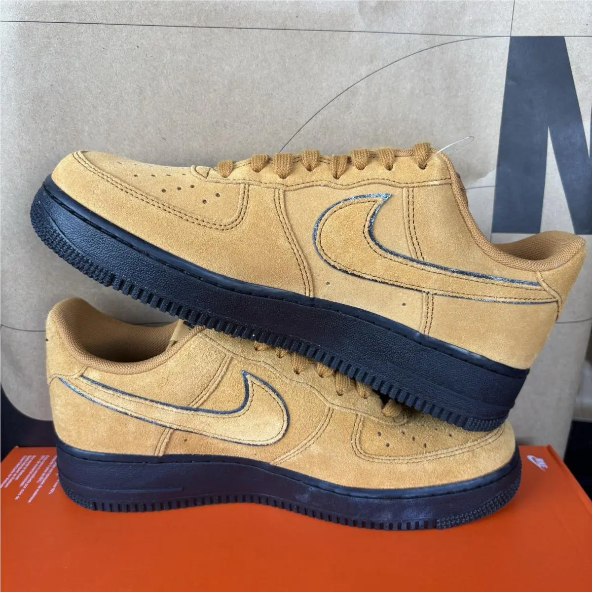 Nike shoes - Nike Air Force 1 `07 LV8 - HQ1966-700 - Brown 1