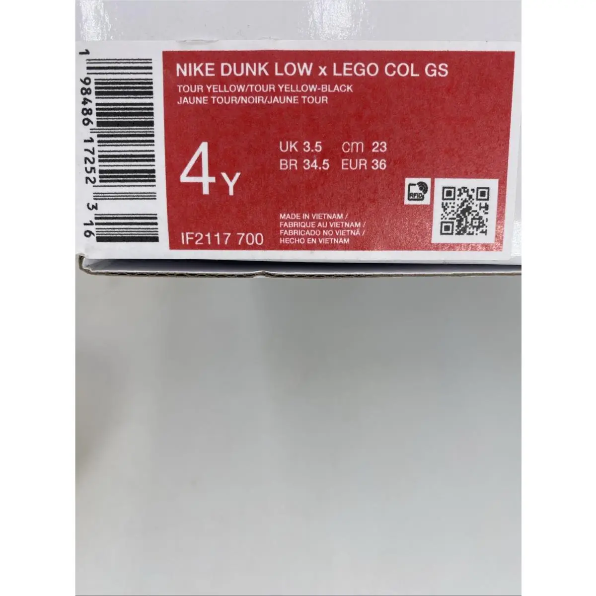 Nike shoes - Nike Dunk Low - Dunk Low - IF2117 700 - Tour Yellow/Black (UPC: 198486172523) 8