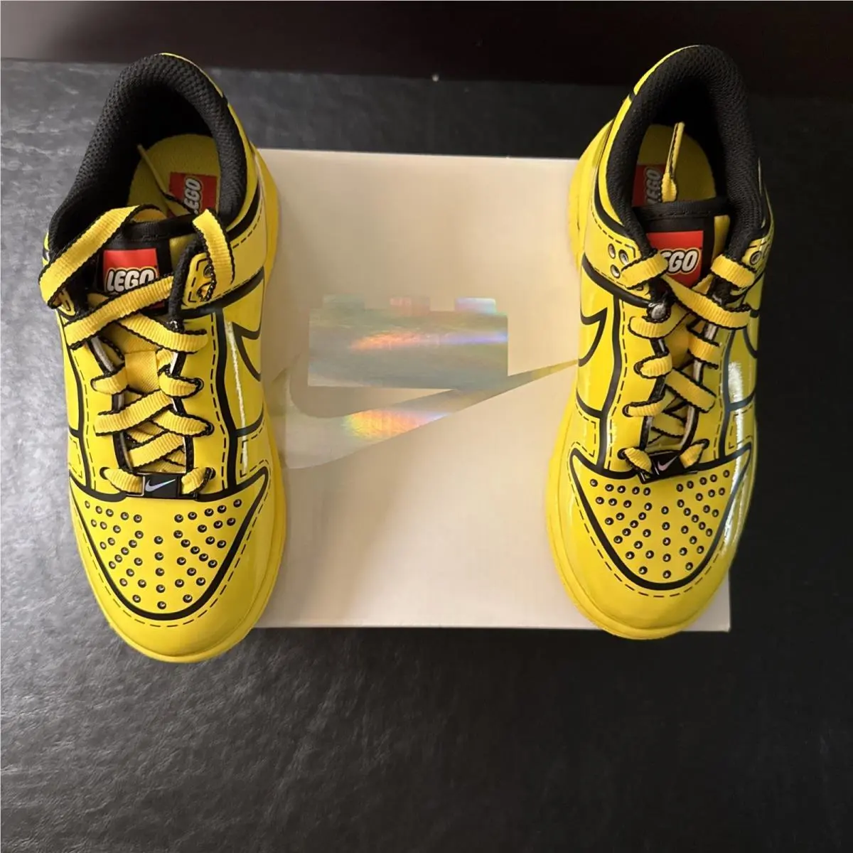 Nike shoes - Nike Dunk Low x LEGO COL GS - IF2117 700 - Yellow, Black 1