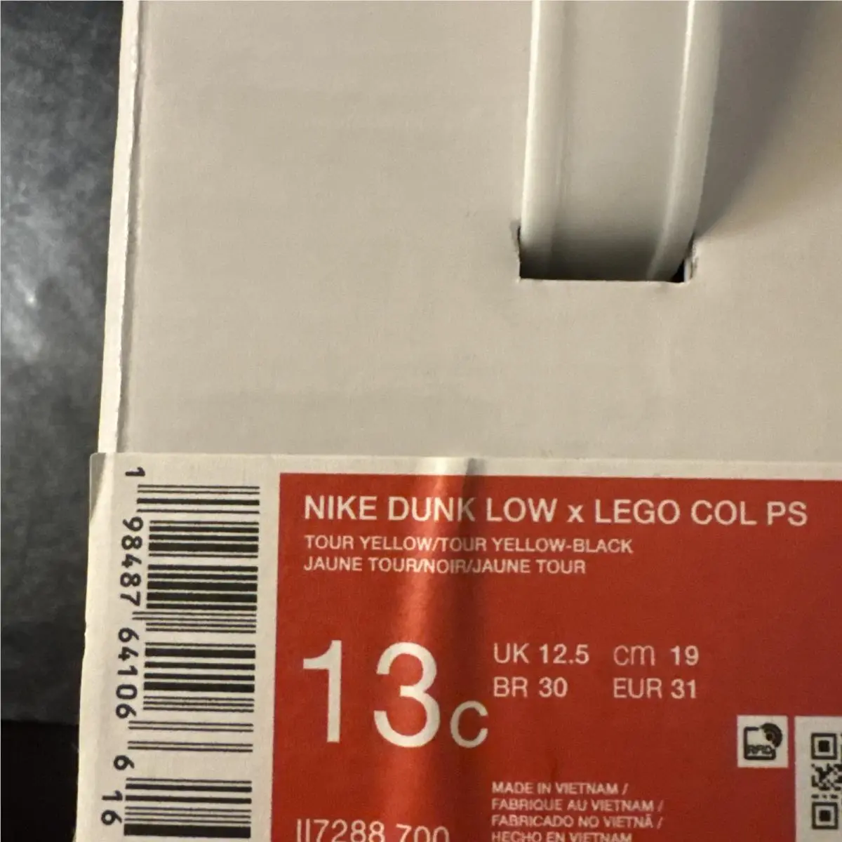 Nike shoes - Nike Dunk Low x LEGO COL GS - IF2117 700 - Yellow, Black 4