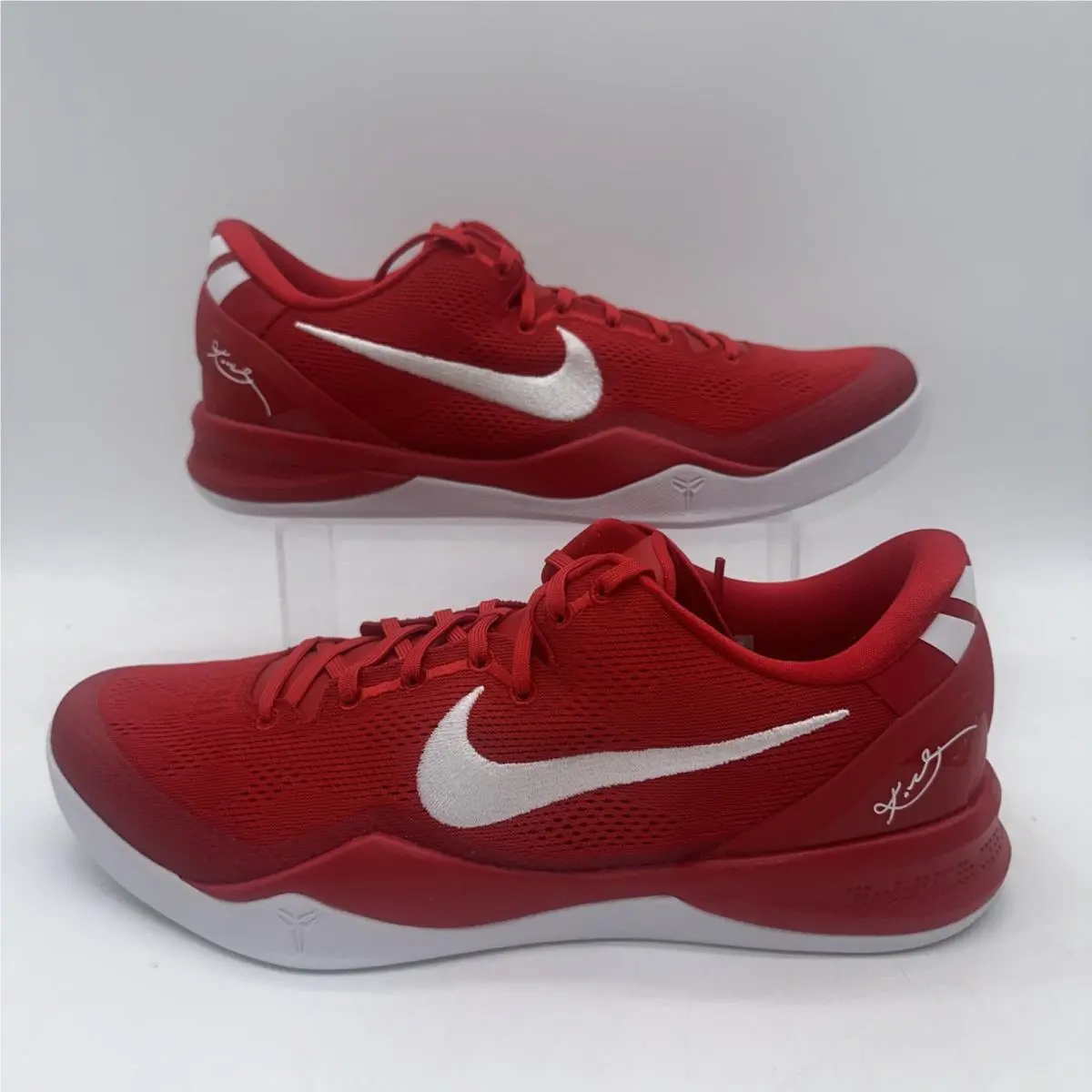 Nike Men`s Size 15 Kobe Viii Protro TB P HM6469 600 Red/white Basketball