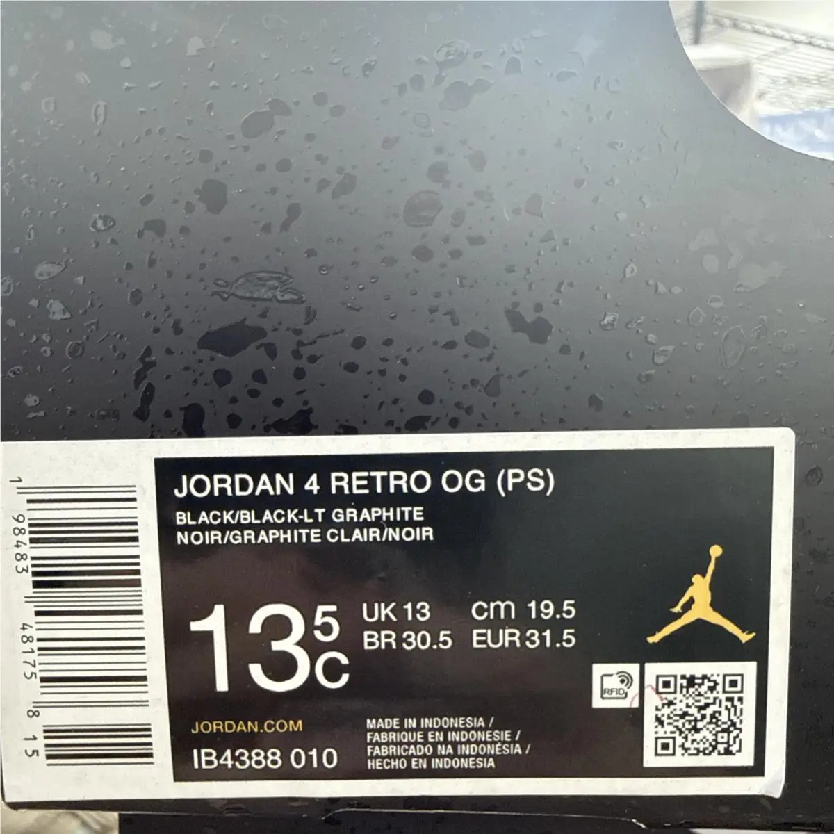 Nike shoes - Air Jordan 4 - Air - Black 6