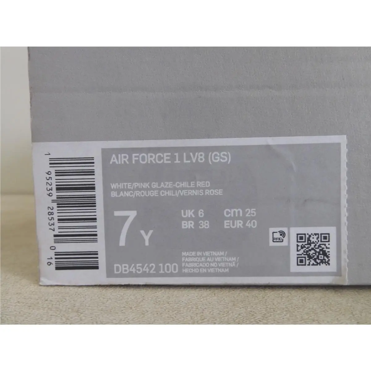 Nike shoes - Nike Air Force 1 LV8 - DB4542 100 - White (UPC: 195239285370) 6