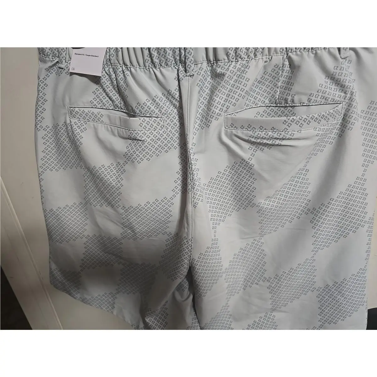 Nike clothing - Jordan Dri-Fit Golf Diamond Shorts - HQ8675-034 - light silver/black (UPC: 198485047907) 0