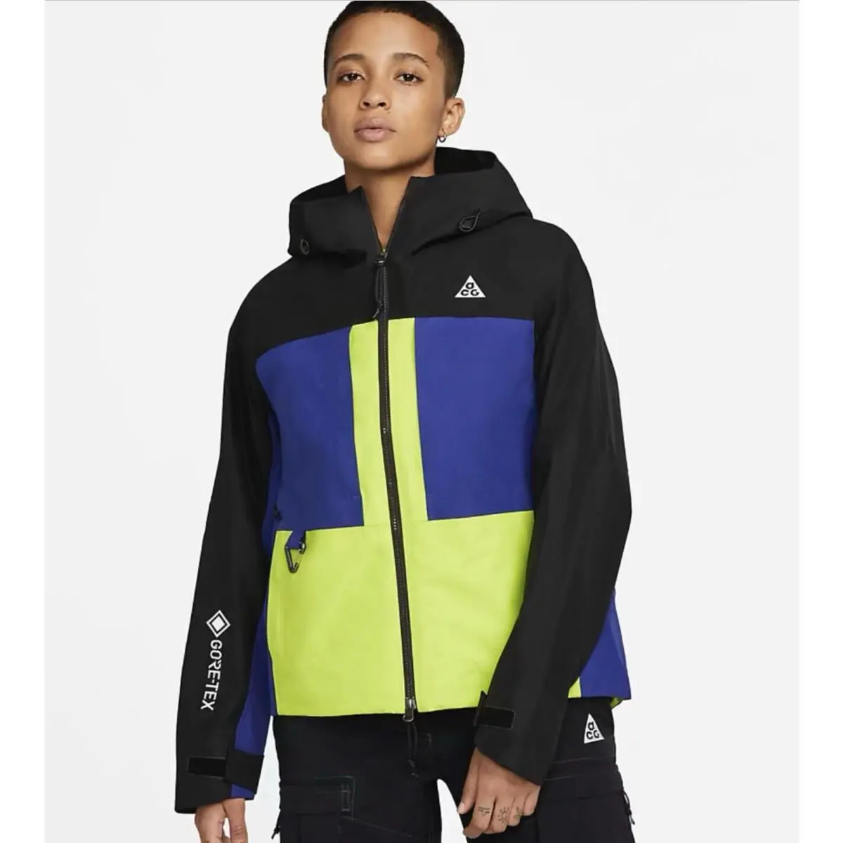 Nike Acg Gore-tex Misery Ridge Women Jacket CV0598 015 Medium