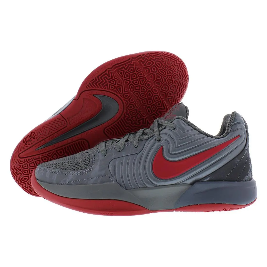 Nike JA 2 KC GS Boys Shoes Size 6 Color: Iron Grey/gym Red/anthracite
