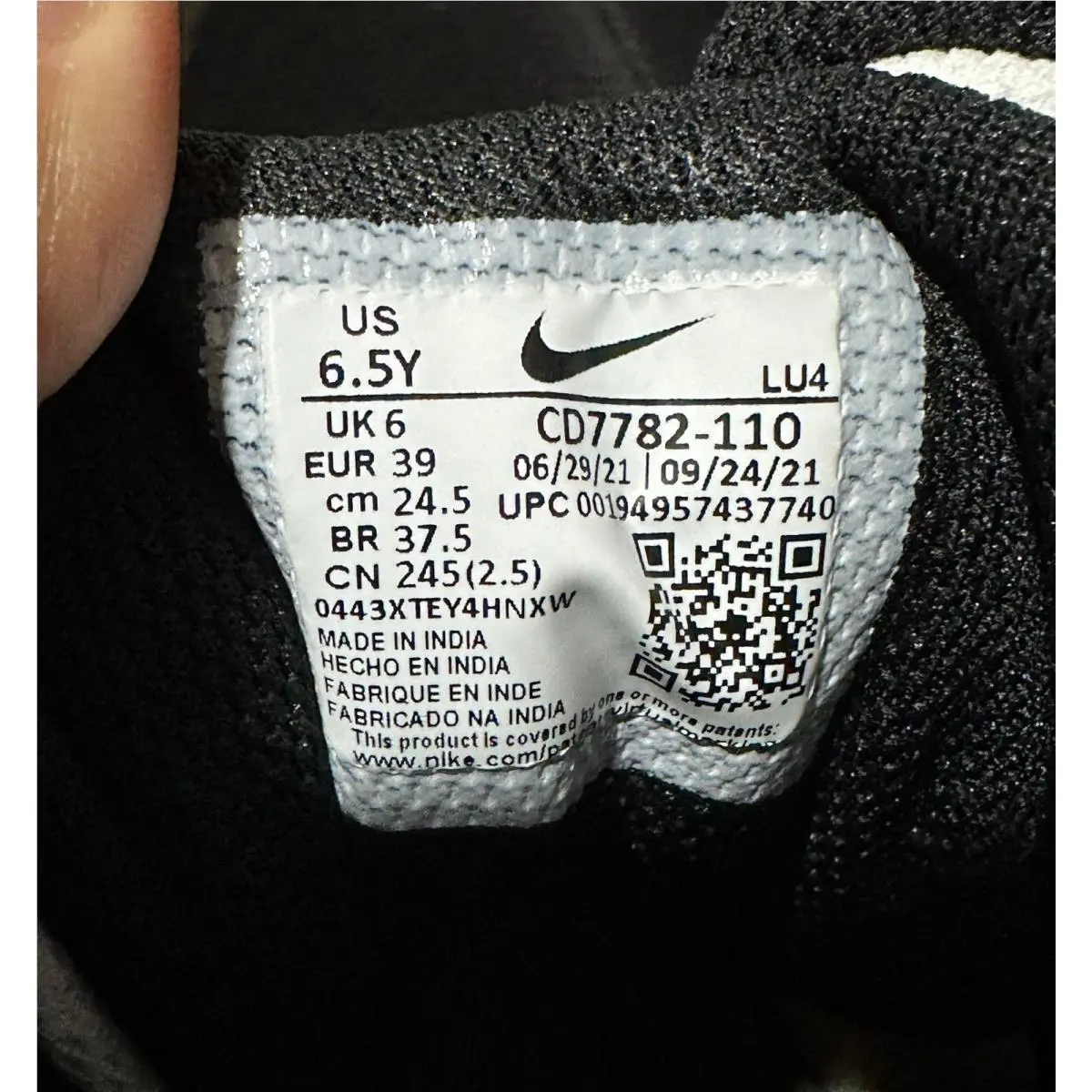 Nike shoes - Nike Court Borough - Court Borough - Black (UPC: 194957437740) 7