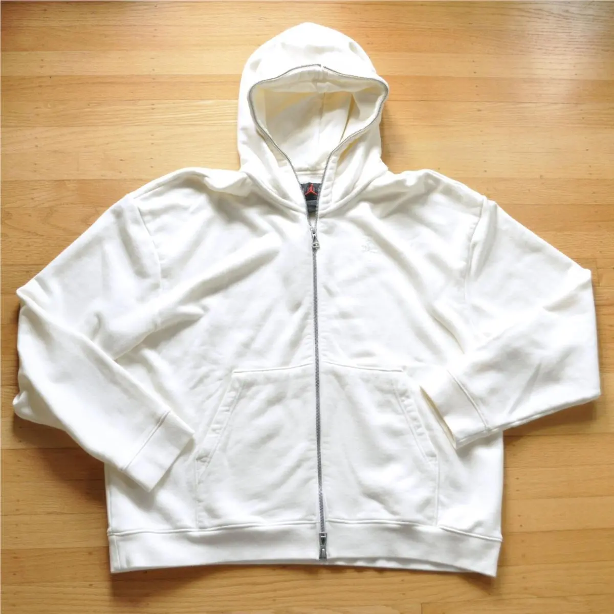 Air Jordan x Travis Scott Full-zip Hoodie Cream Sail DZ5500-133 Men`s Size M