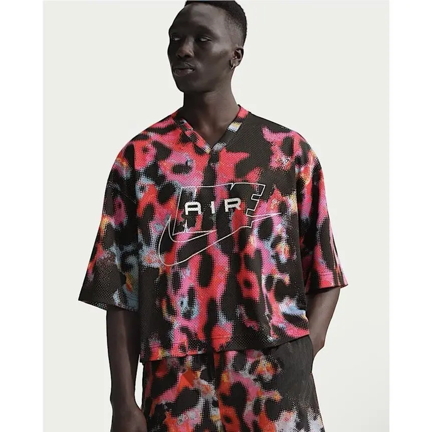 Nike Air Oversized Fit Running Training Gym Tennis Jersey IF1264-696 Men Medium