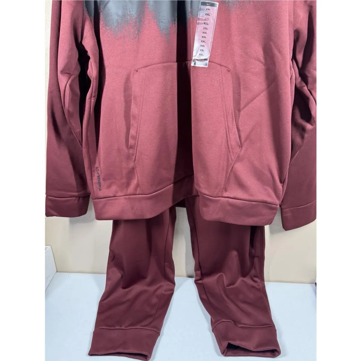 Nike clothing - Maroon, Burgundy, Dark Red, Gray 1