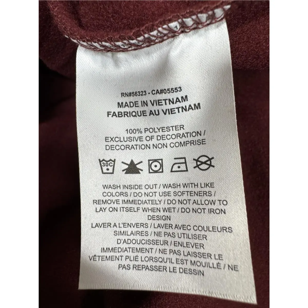 Nike clothing - Maroon, Burgundy, Dark Red, Gray 5