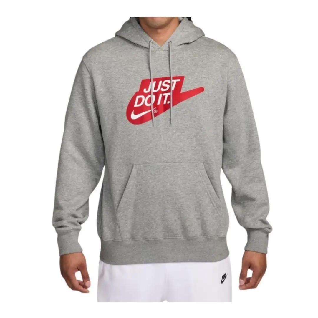 Fire Club Fleece Hoodie Cargo Pant 2pc Set in Heathered Gray. Sz Sm by Nike