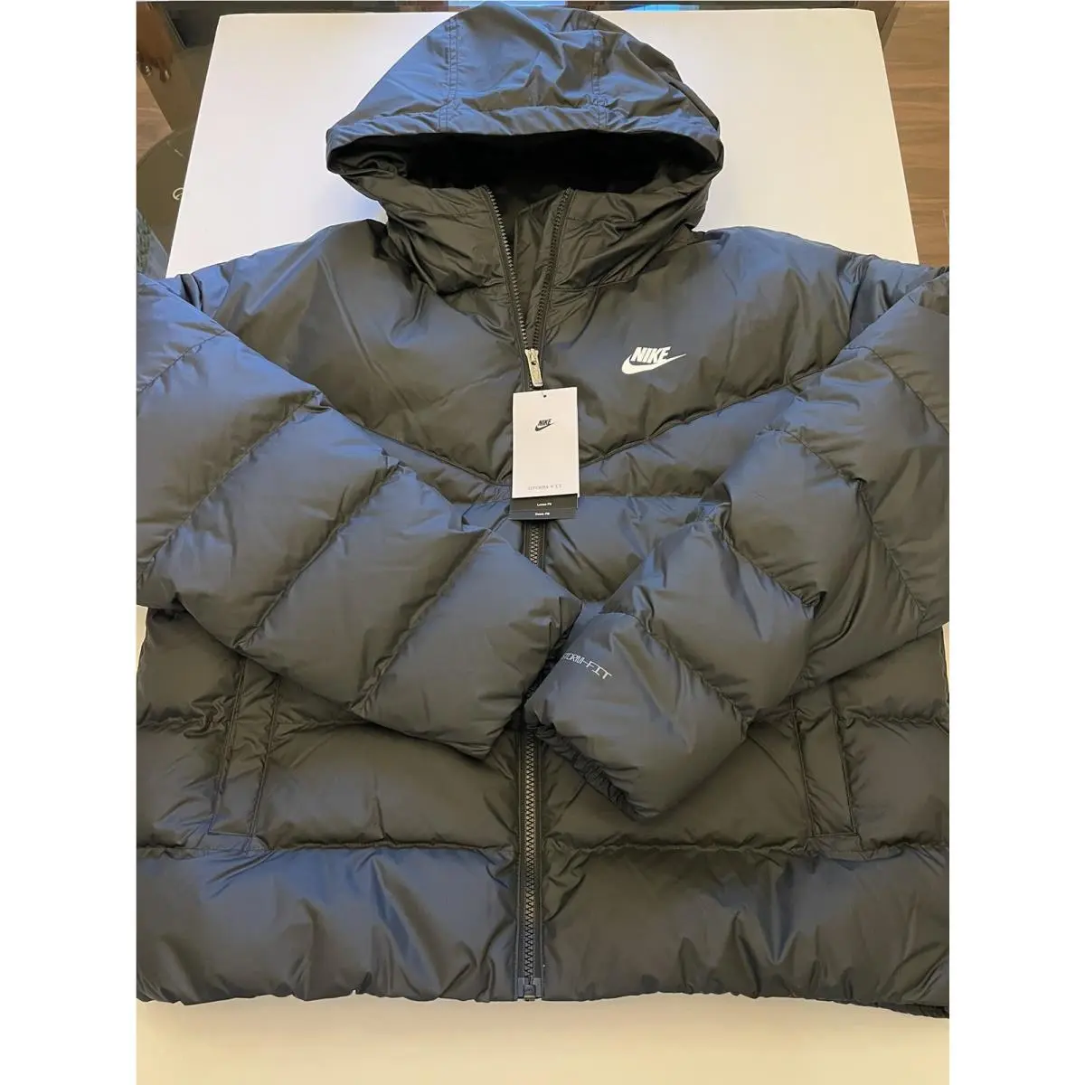 Nike Sportswear Storm-fit Windrunner Down Hooded Jacket DQ5903-010 Womens Large