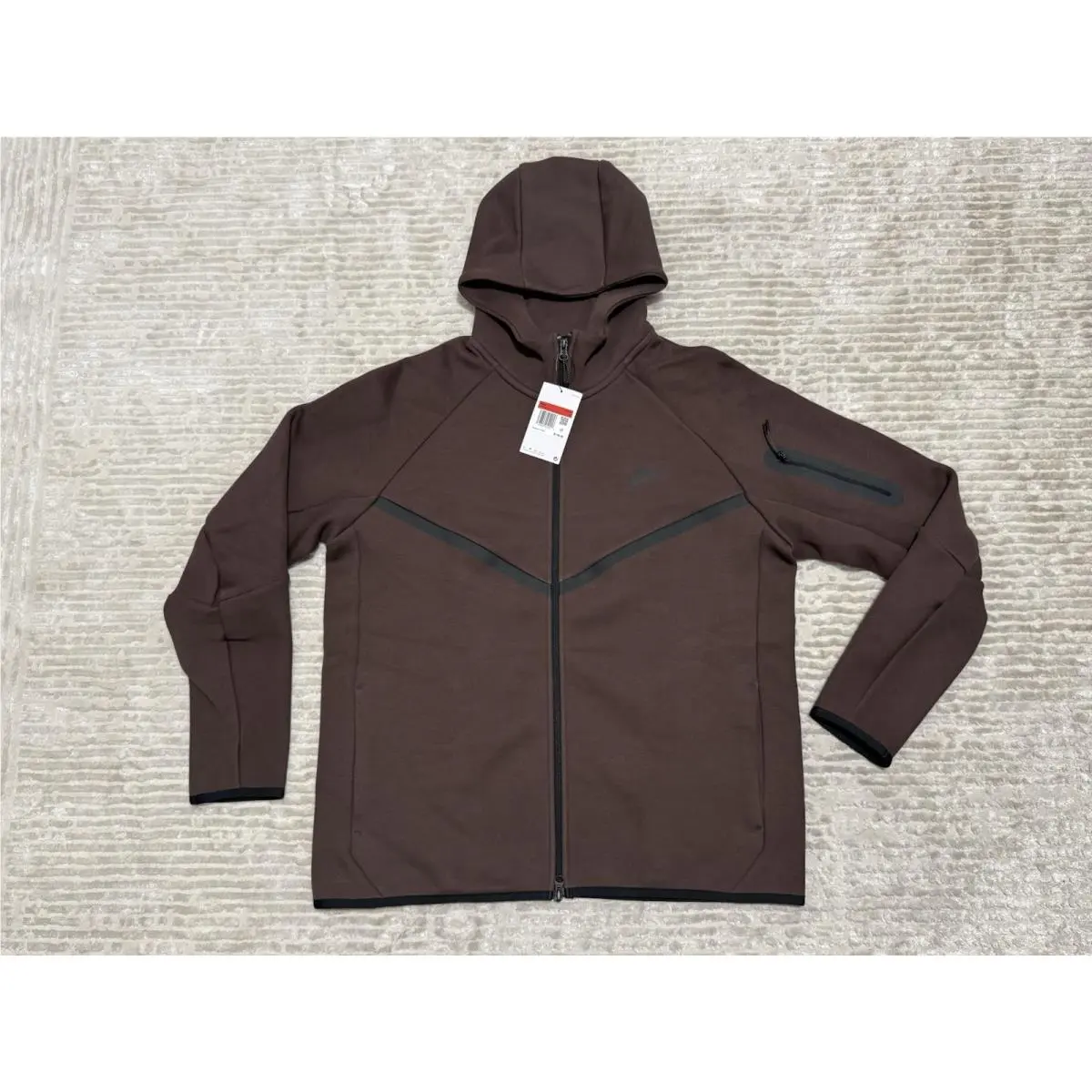 Nike Sportswear Tech Fleece Full Zip Hoodie Baroque Brown 2025 - Large