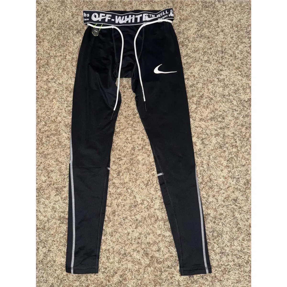 Nike Pro Men’s Off-white™ Black Tights