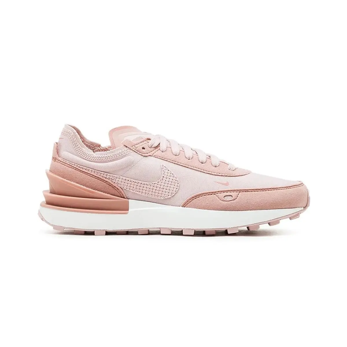 Women`s Nike Waffle One Ess Pink Oxford/pink Oxford DM7604 600 - 5.5 - Pink Oxford/Pink Oxford