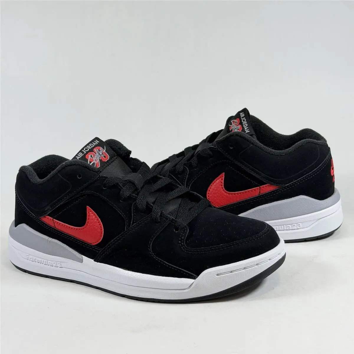 Nike shoes - Black/White/Cement Grey/Fire Red 0