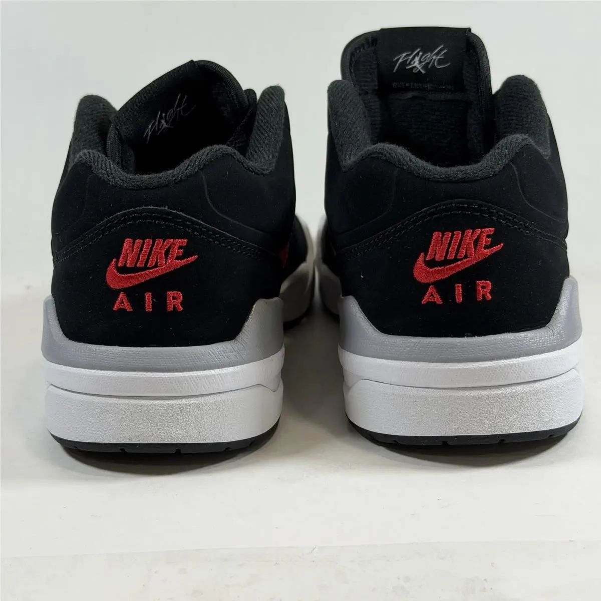 Nike shoes - Black/White/Cement Grey/Fire Red 3