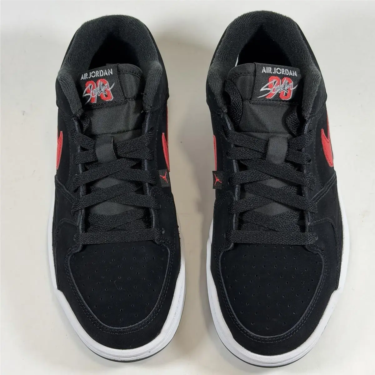 Nike shoes - Black/White/Cement Grey/Fire Red 5