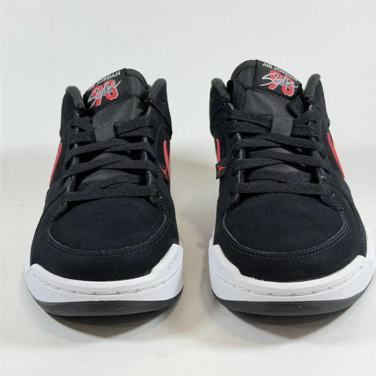 Nike shoes - Black/White/Cement Grey/Fire Red 6