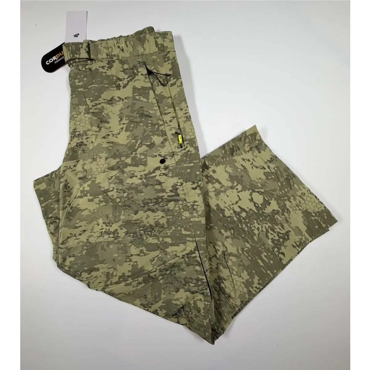 Nike Tech Cordura Woven Pants Men’s L Camo Tapered Trousers IO7487-276