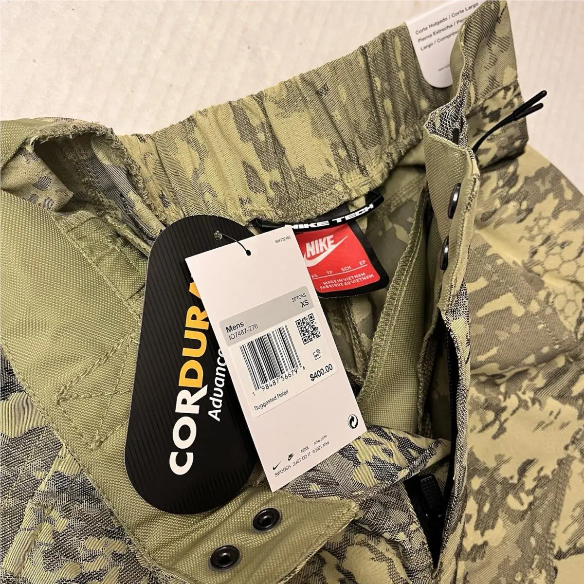 Nike clothing - Nike Cordura Tech Expand - Cordura Tech Expand - IO7487276 - Green (UPC: 198487566796) 0