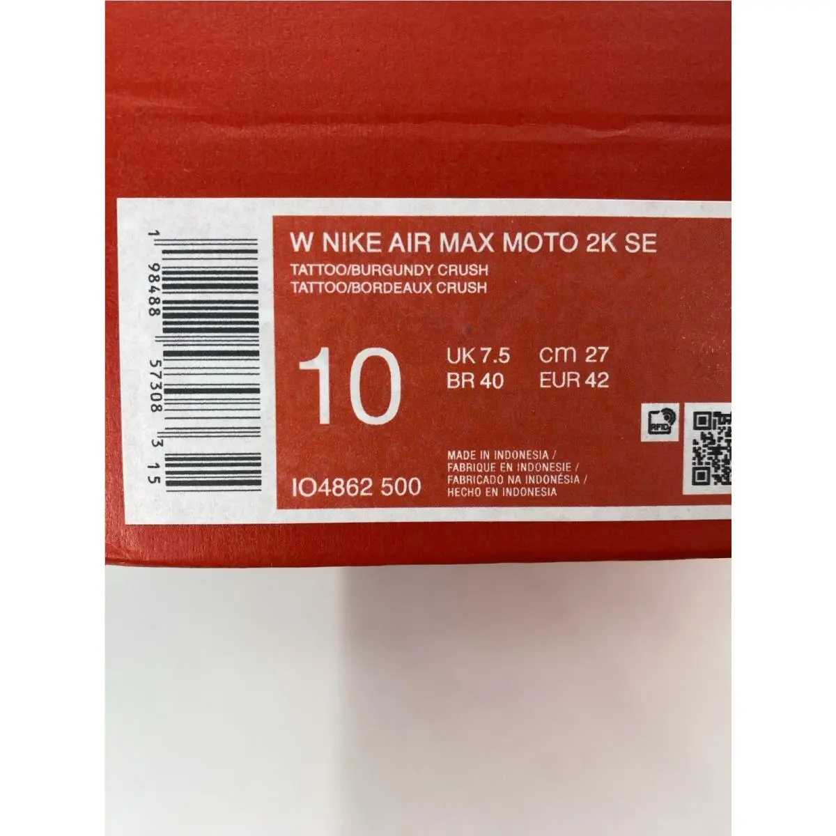 Nike shoes - Nike Air Max SE - Air Max - IO4862 500 - Tattoo/Burgundy Crush (UPC: 198488573083) 8