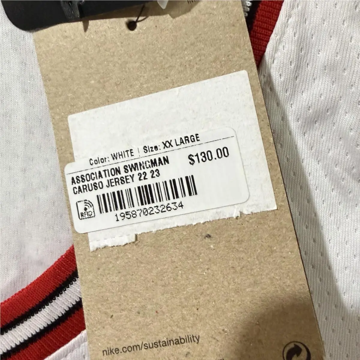 Nike clothing - DN2072104 - DN2072104 - White/Red/Black 3