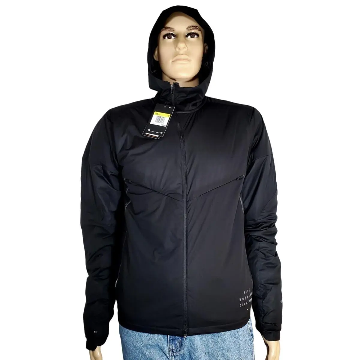 Run Division Dynamic Vent Running Jacket Black CU7889-010 Men’s Small by Nike