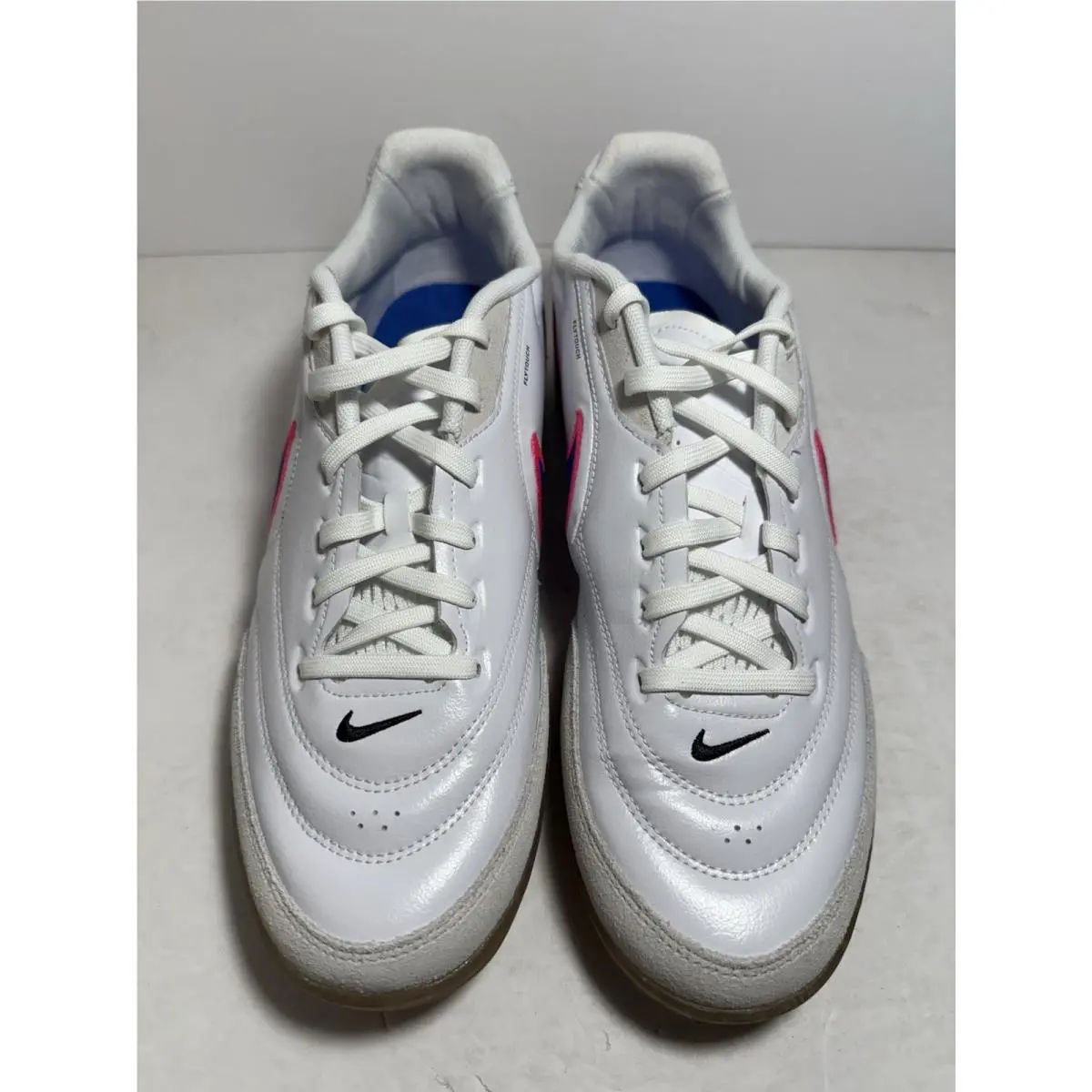 Nike shoes - Nike Tiempo Streetgato White Racer Blue Pink Blast - HQ7017 146 - Multicolor, Manufacturer: White/Racer Blue/Pink Blast (UPC: 198726481453) 1