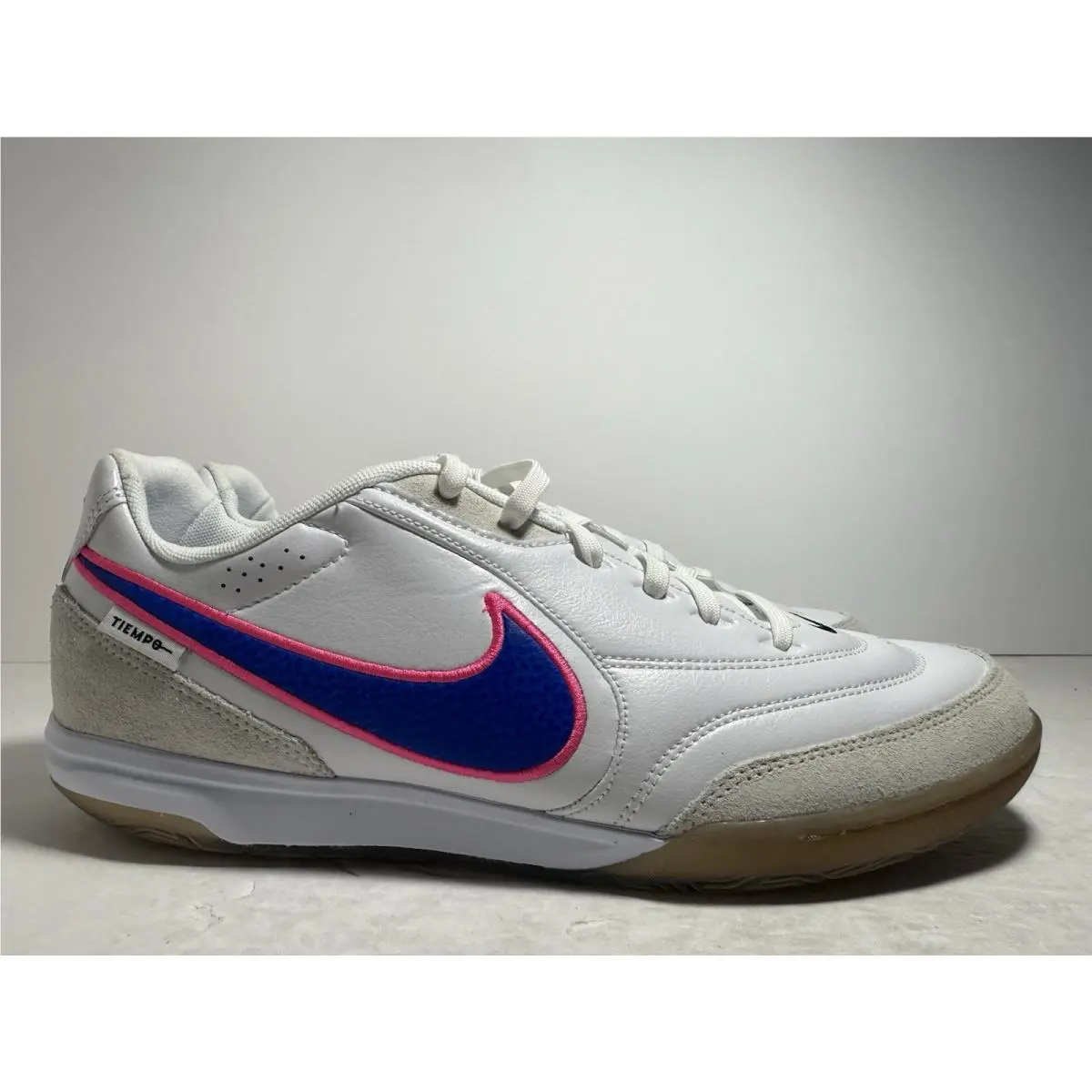 Nike shoes - Nike Tiempo Streetgato White Racer Blue Pink Blast - HQ7017 146 - Multicolor, Manufacturer: White/Racer Blue/Pink Blast (UPC: 198726481453) 0