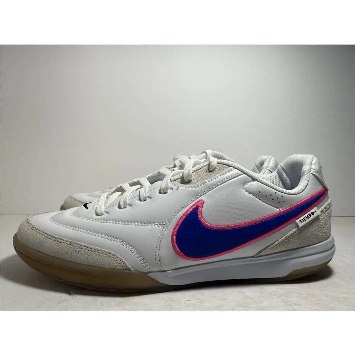 Nike shoes - Nike Tiempo Streetgato White Racer Blue Pink Blast - HQ7017 146 - Multicolor, Manufacturer: White/Racer Blue/Pink Blast (UPC: 198726481453) 2