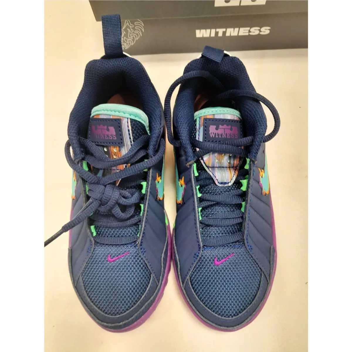 Nike shoes - Nike LeBron Witness - LeBron Witness - Blue 4