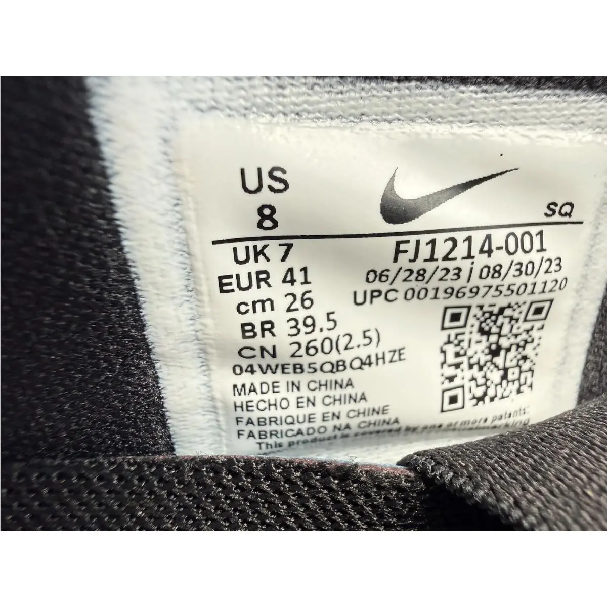 Nike shoes - Nike Air Jordan 1 - Air - FJ1214-001 - Red (UPC: 00196975501120) 5