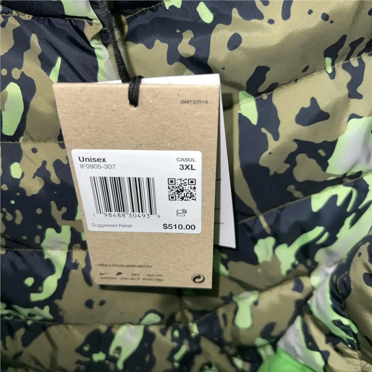 Nike clothing - Nike ACG Skull Peak - ACG Skull Peak - IF0905307 - Green (UPC: 0198488276762) 4