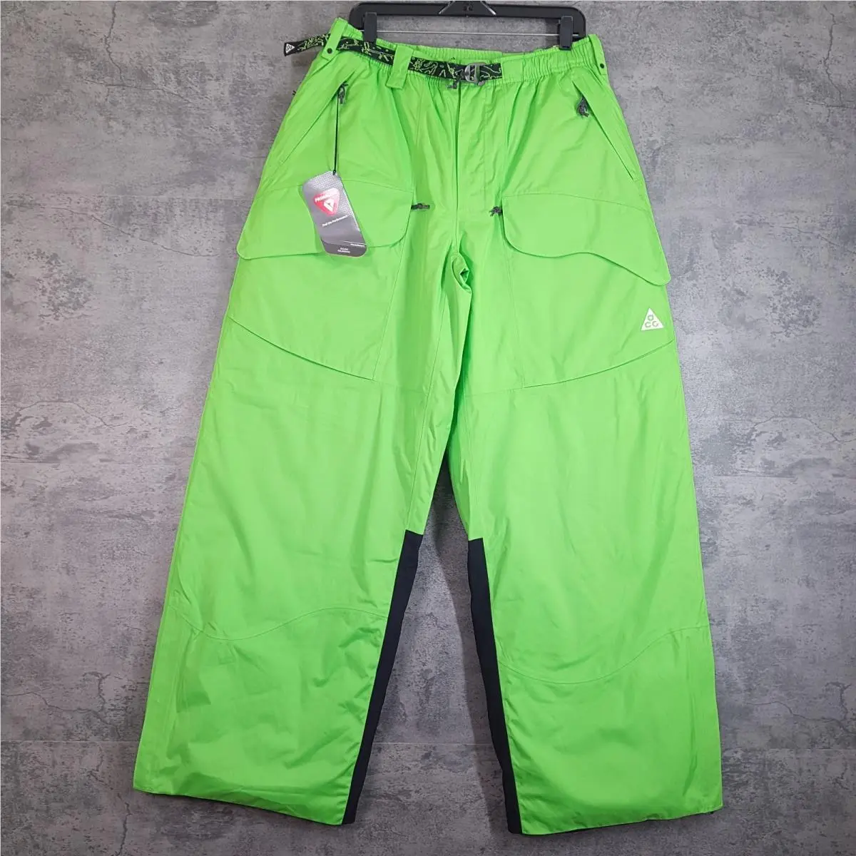 Nike Acg Skull Peak Storm Fit Dolomite Ski Pants Mens Medium Green IF0905-307