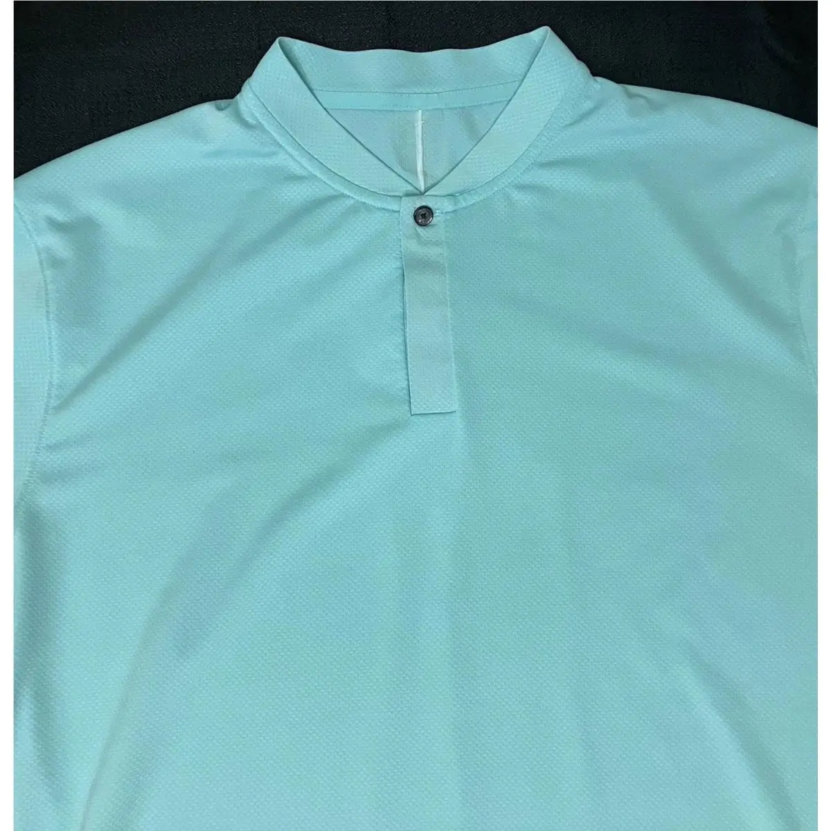 Nike clothing - Nike Tiger Woods Dry ADV Blade Mock - Aqua Blue 1