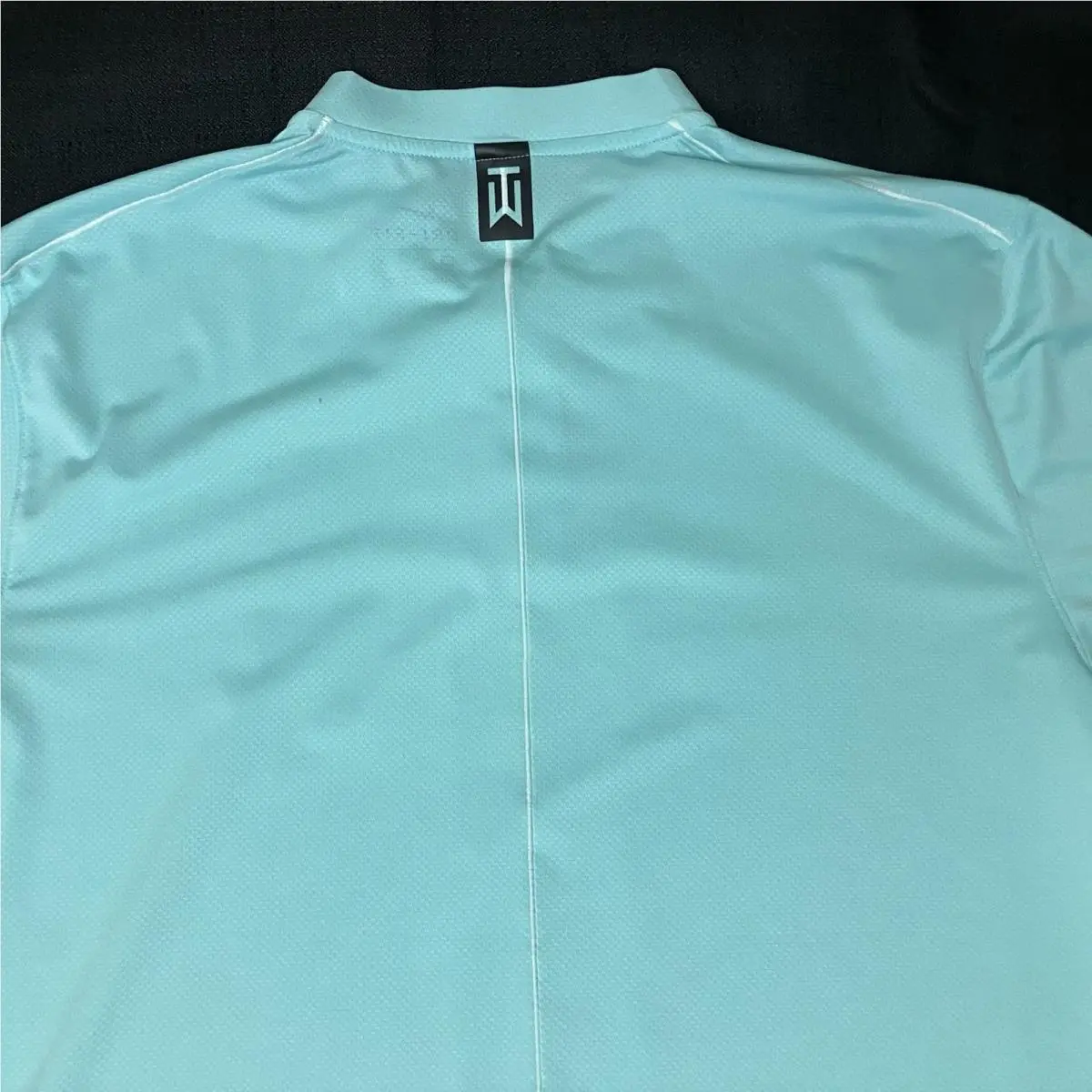 Nike clothing - Nike Tiger Woods Dry ADV Blade Mock - Aqua Blue 7