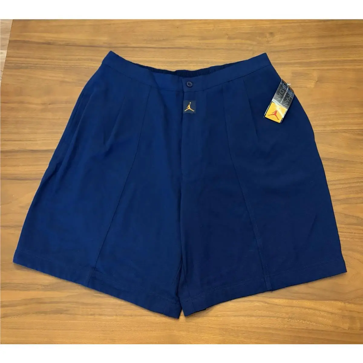 Vintage 90s Nike Air Jordan Jumpman Chino Shorts Men XL Blue Golf 1997 Nylon