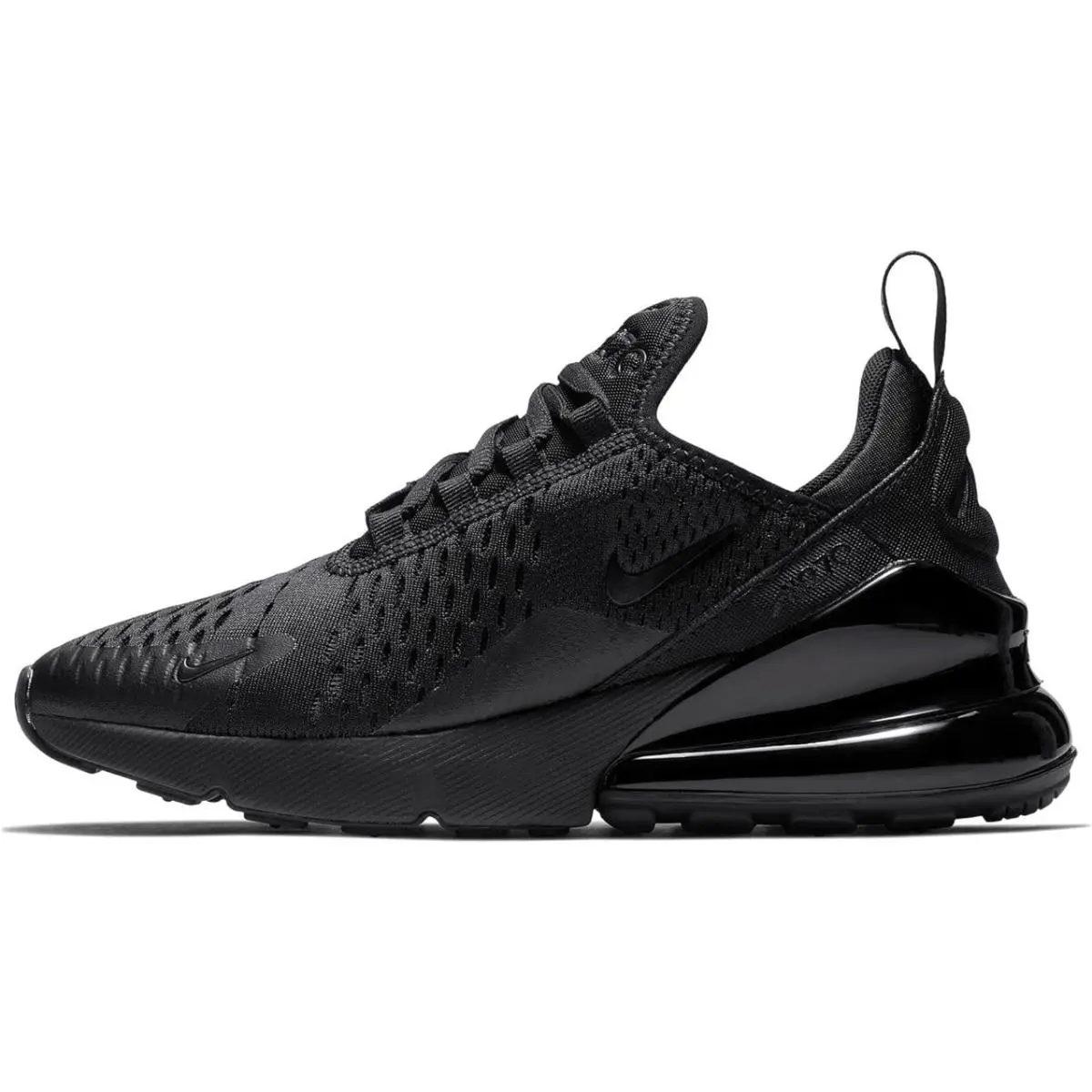 Nike Men`s Air Max 270 GS Size 6Y Black/black