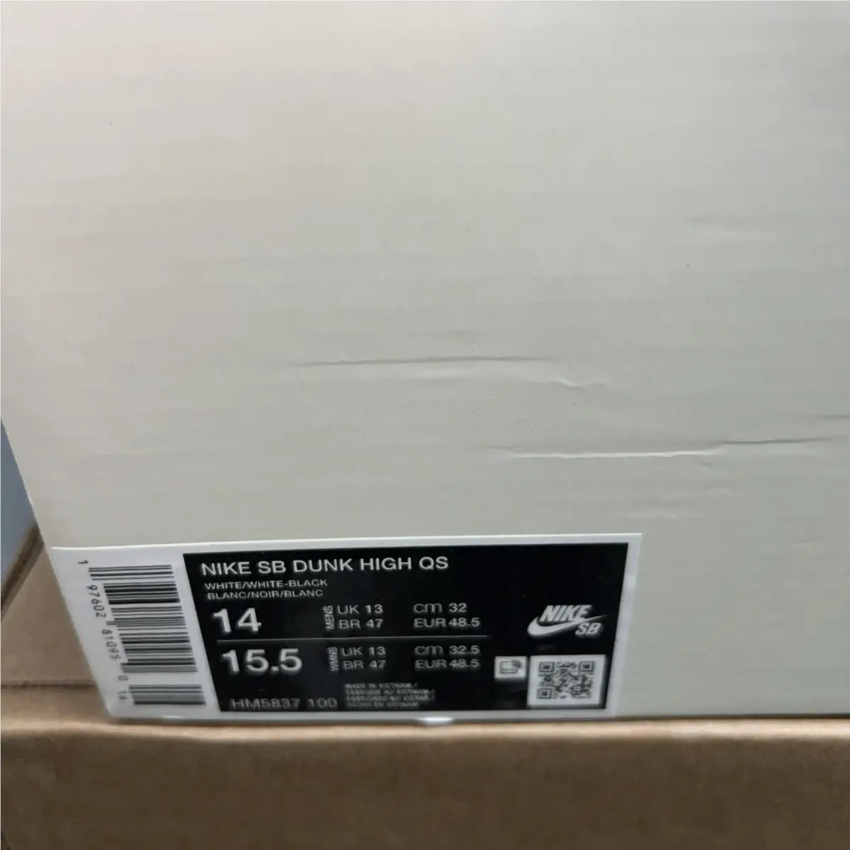 Nike shoes - Nike Sb Dunk High - Dunk High - HM5837-100 - White 12