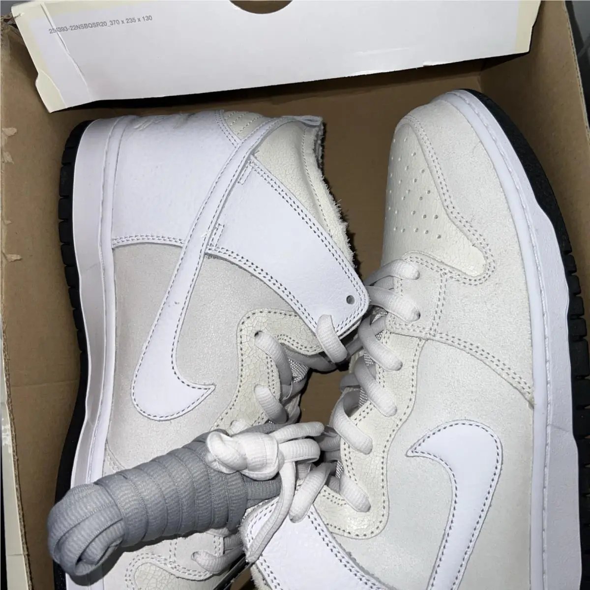 Nike shoes - Nike Sb Dunk High - Dunk High - HM5837-100 - White 14