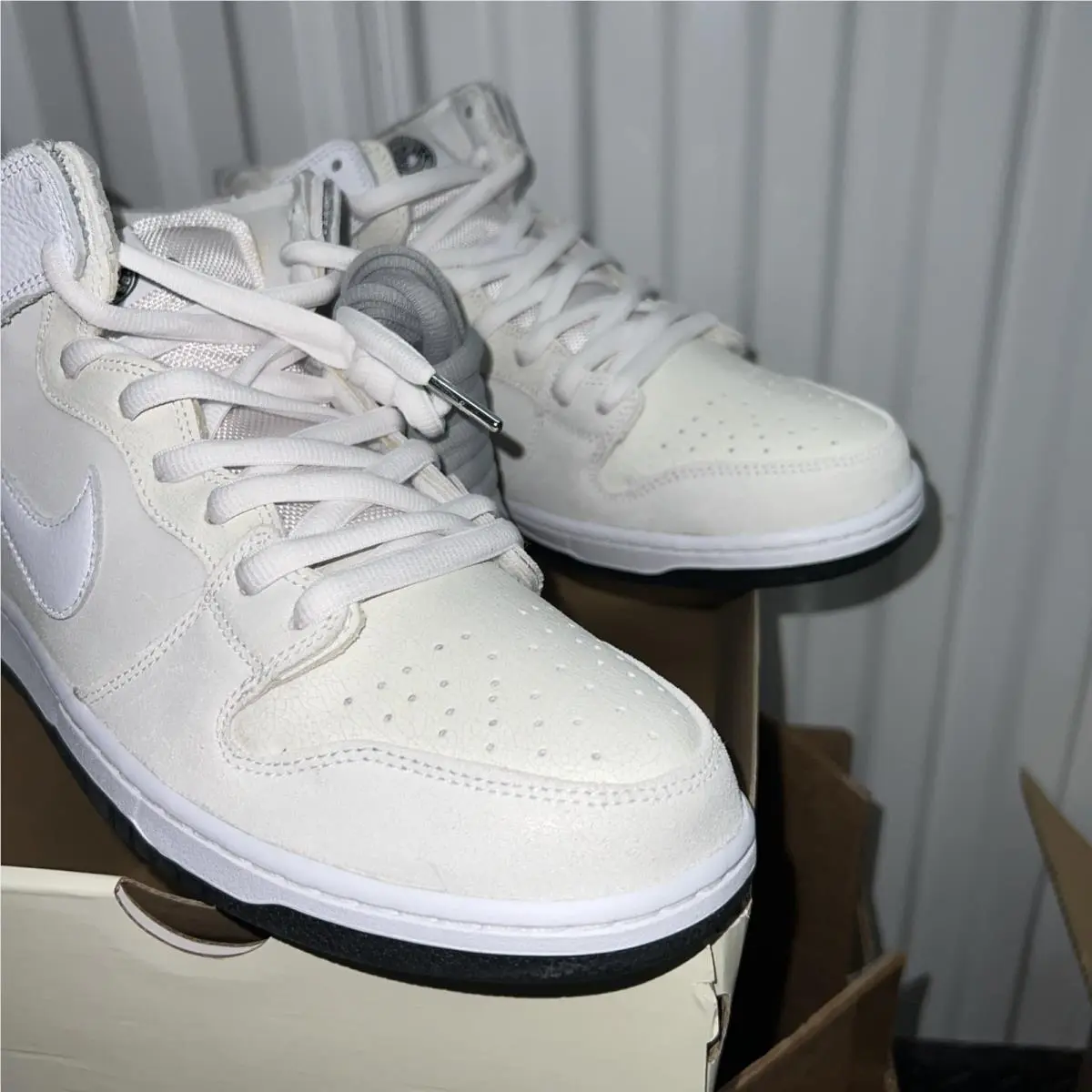 Nike shoes - Nike Sb Dunk High - Dunk High - HM5837-100 - White 4