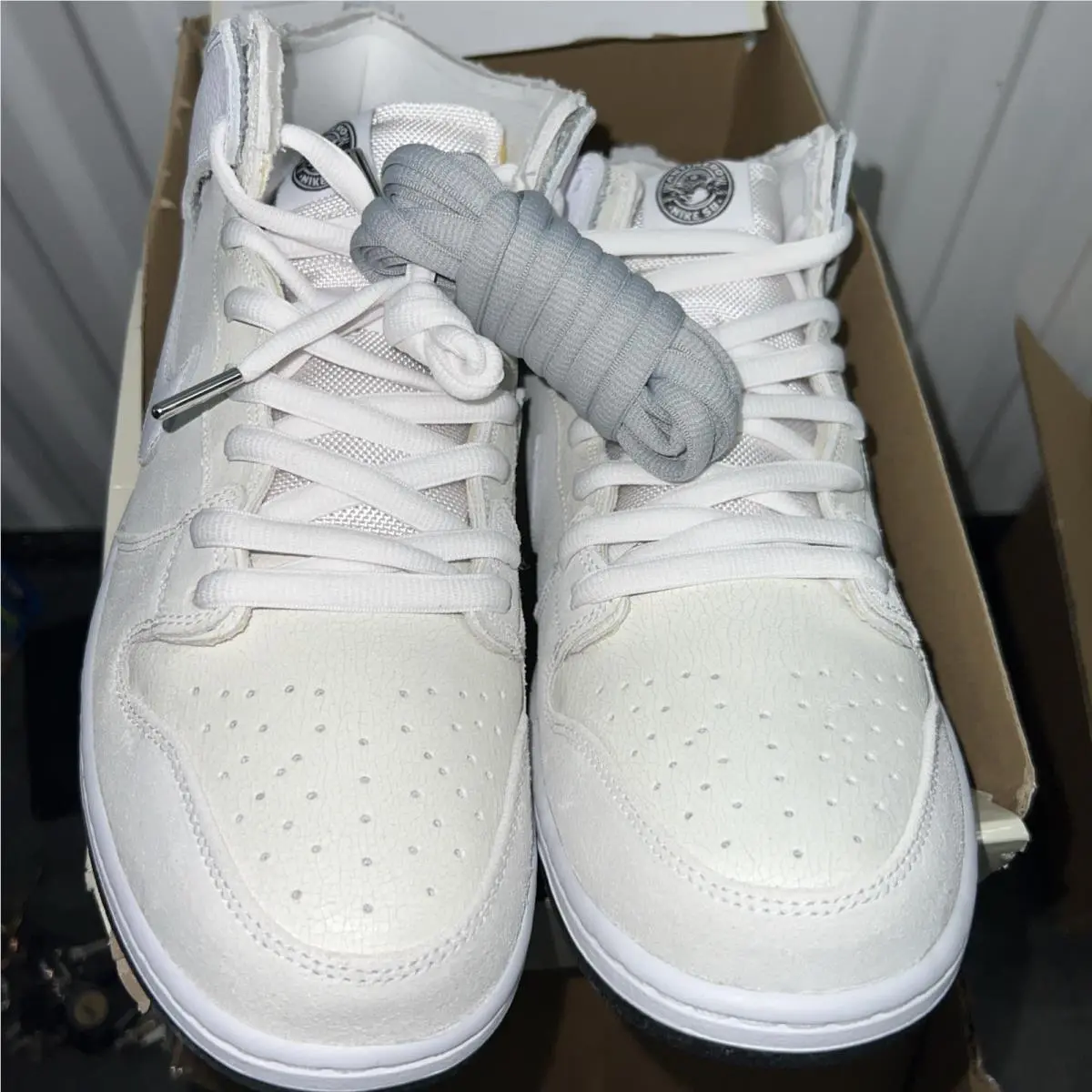 Nike shoes - Nike Sb Dunk High - Dunk High - HM5837-100 - White 5