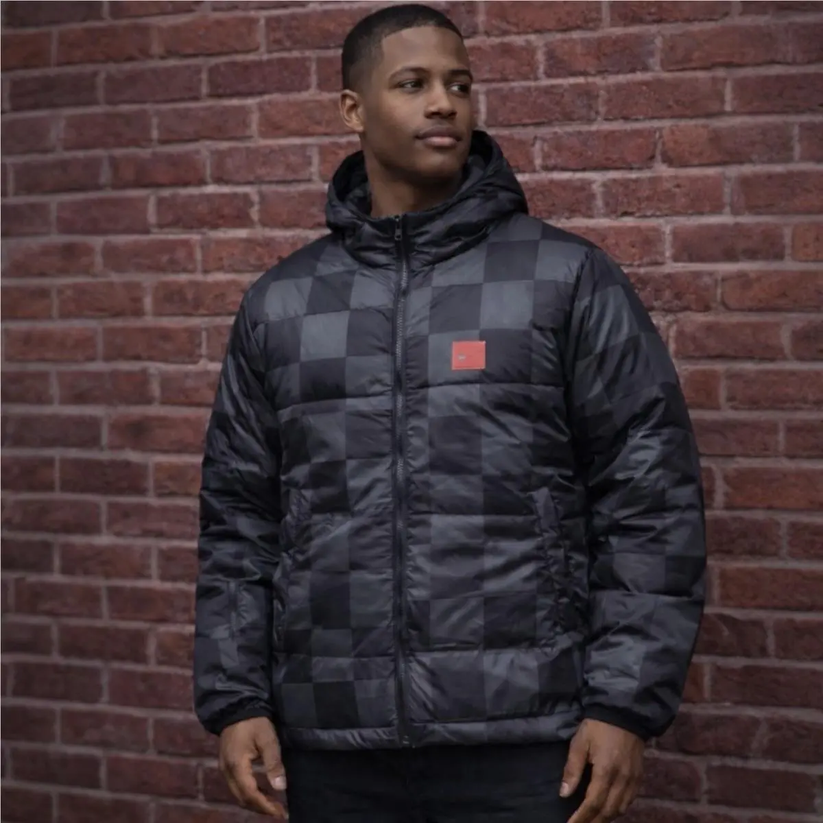 Nike Puffer Jacket Mens Xxl Black Down Insulated Lebron Hooded Quilted Winter
