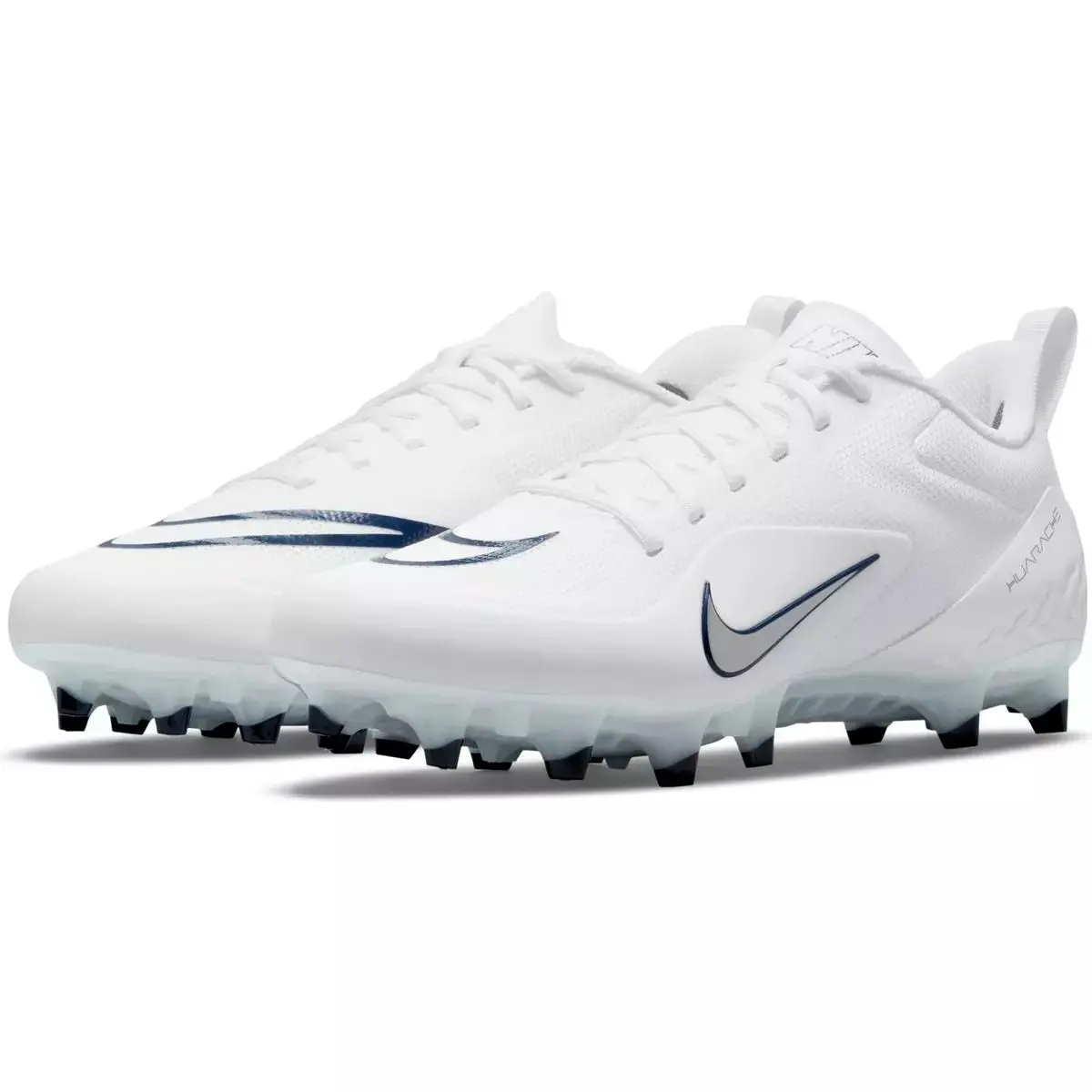 Nike Alpha Huarache 8 Pro Baseball Cleats Mens 12.5 White Navy