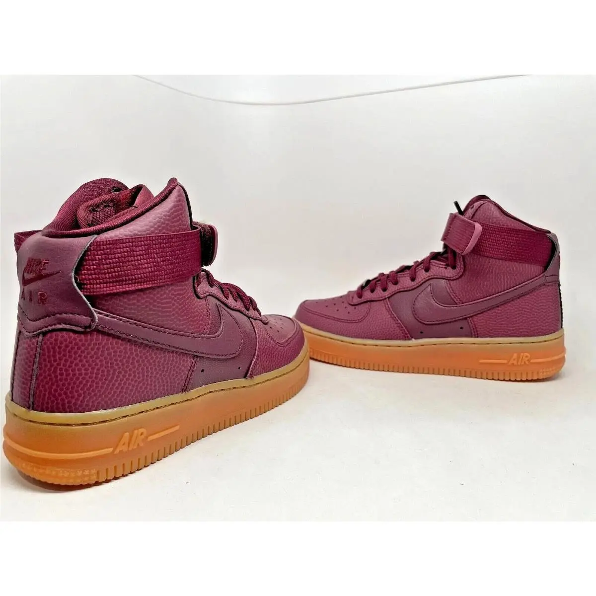 Nike shoes - Nike Air Force 1 - Air Force - 860544-600 - Night Maroon/Night Maroon-Gum 4