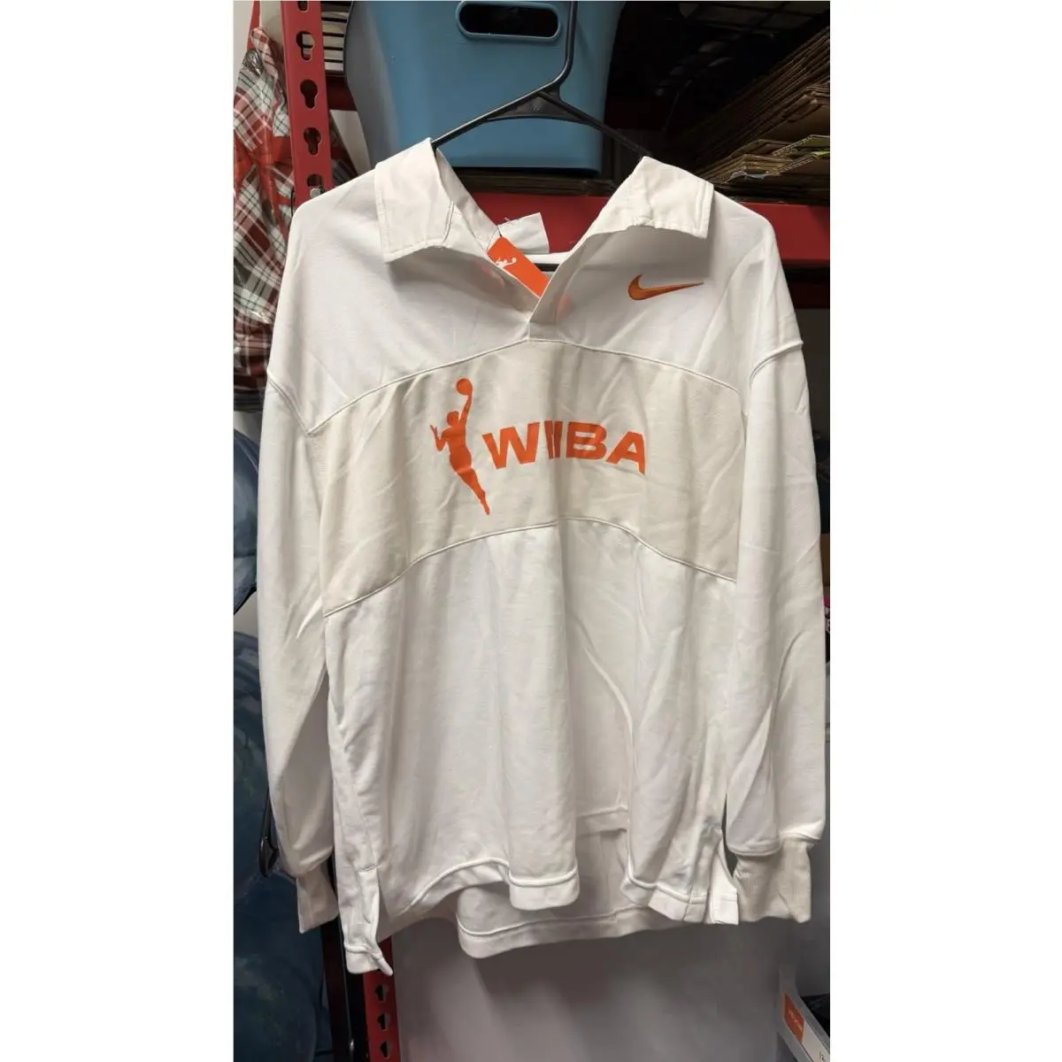 Team 13 Essential Women`s Nike Wnba Oversized Long-sleeve Polo Small